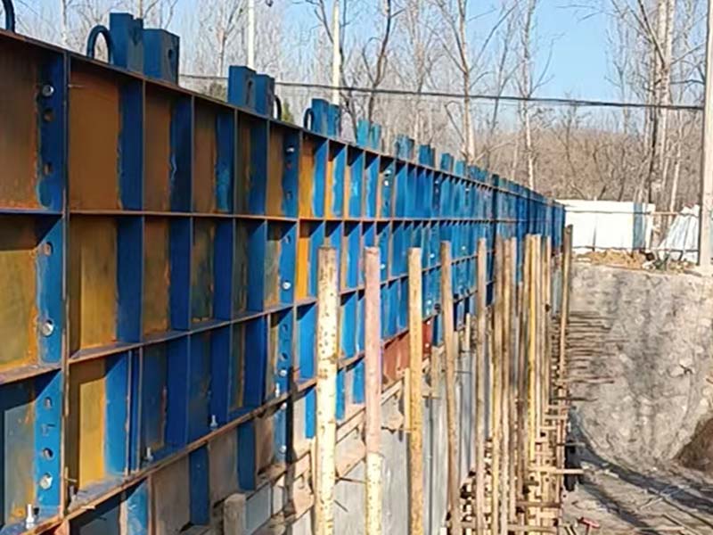 登徐线项目--护栏模板施工