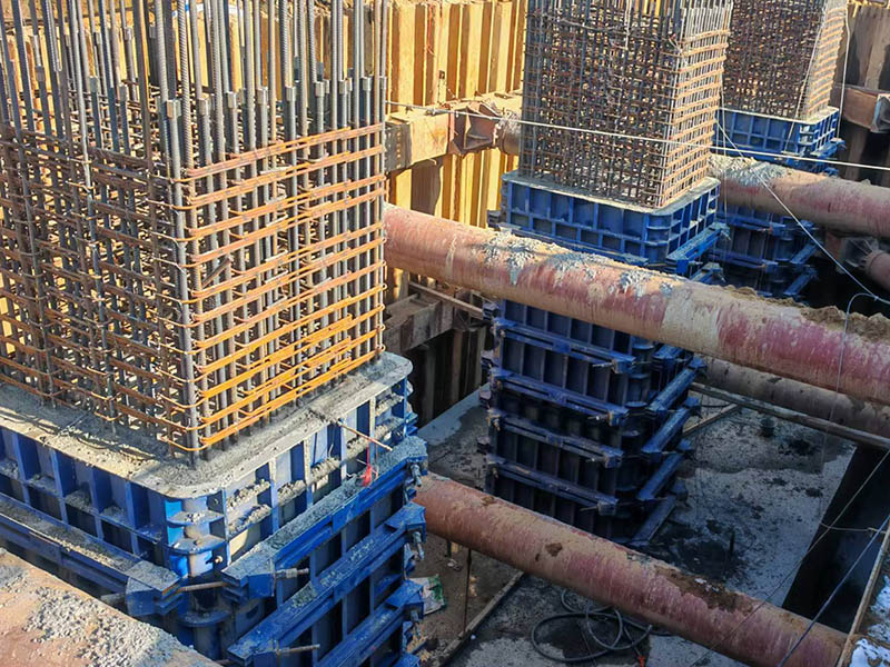 新郑南关桥项目--方柱模板施工